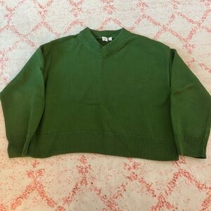 GAP Kids Green V-Neck Sweater